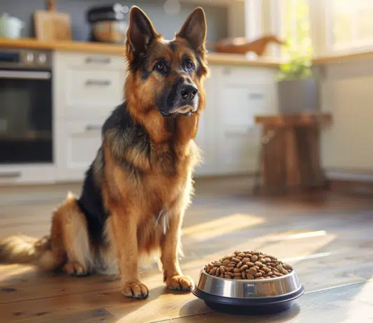 Chien suralimenté avec des croquettes : actions immédiates et conseils