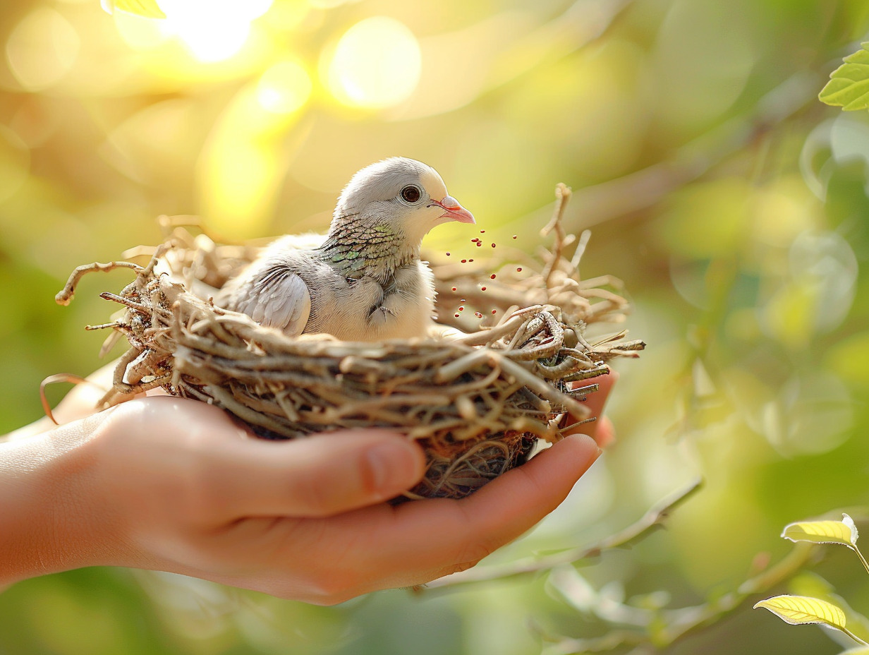 pigeon bébé