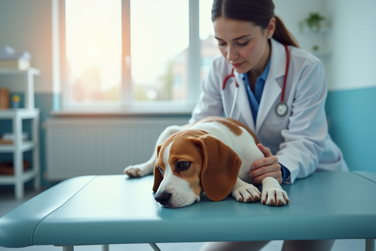 chien malade