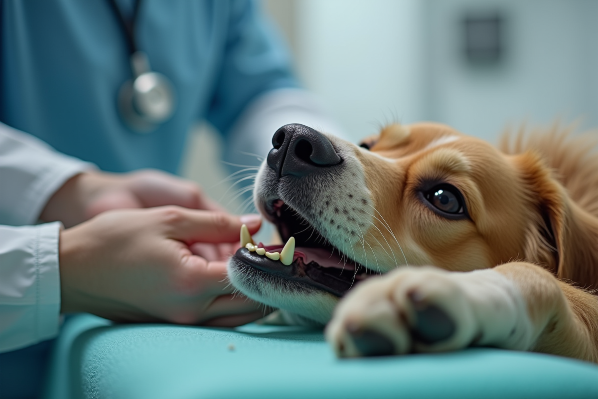 chien vomissement