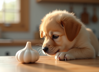 Vermifuger un chiot naturellement avec l’ail