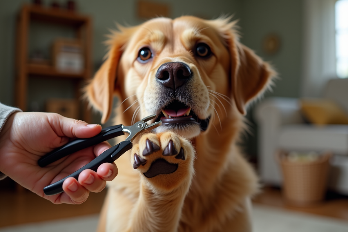 chien ongles