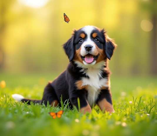 Les étapes cardinales de la croissance d’un chiot bouvier bernois