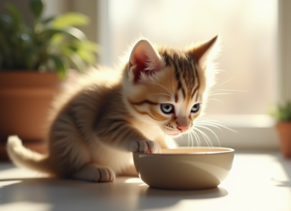 Les besoins nutritionnels spécifiques d’un chaton de 1 mois