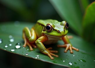 Grenouille juvénile : des soins minutieux pour une métamorphose parfaite